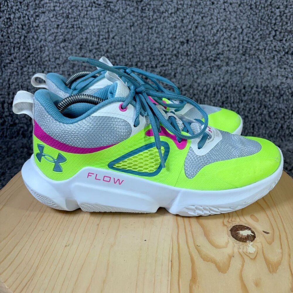 Under Armour Flow Breakthru 3 Basketball Shoe Womens Size 10 Athletic Sneakers - Picture 3 of 7